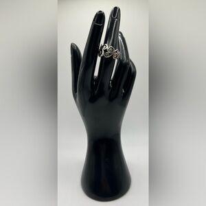 Brighton Spiral Sterling Silver Ring Size 7 EUC